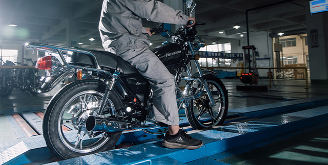 Motorcycle quality testing