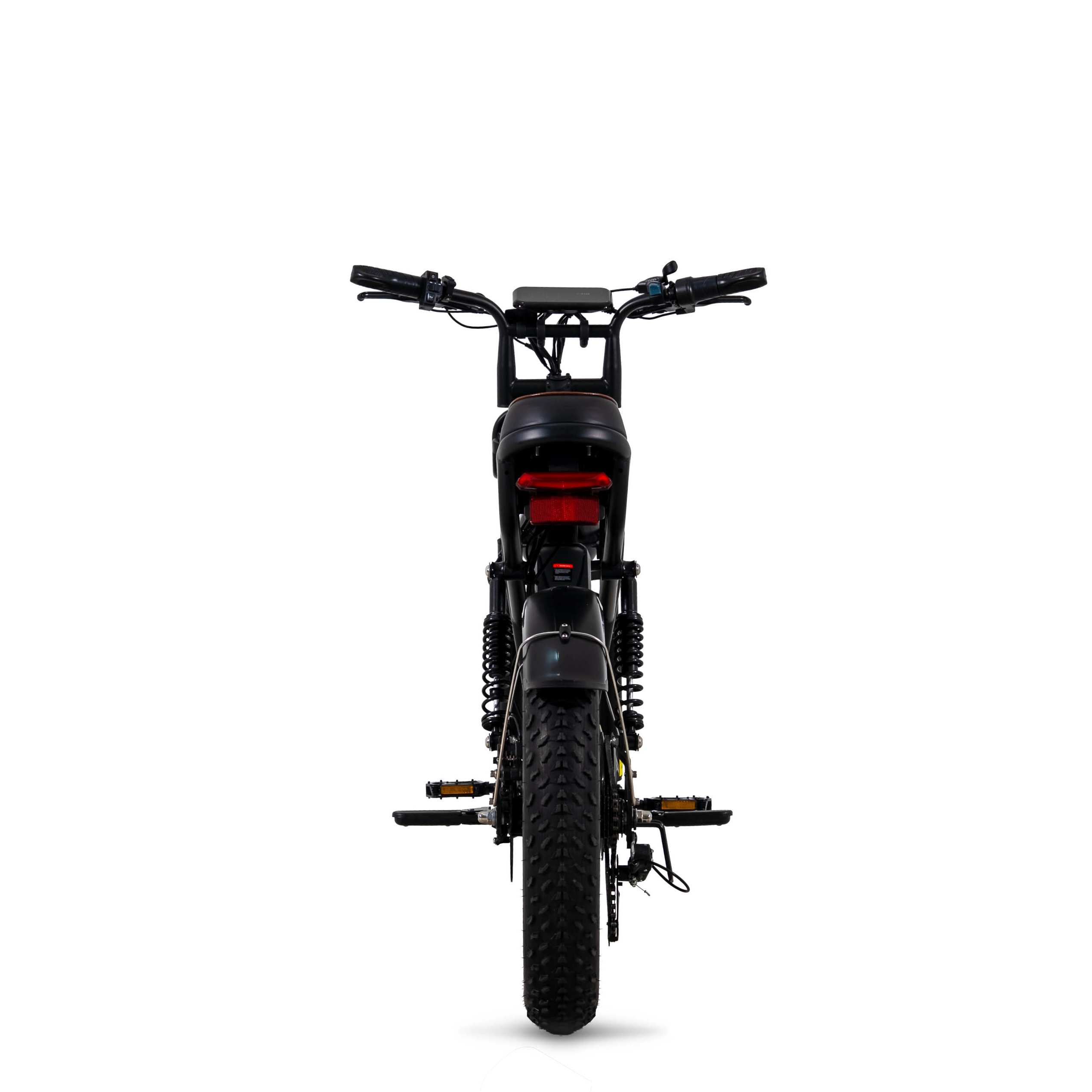 Retro Super73 Style Electric Bike 20" Fat Tire 500W Hub Motor Off-Road E-Bike with LED Headlight