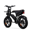 Retro Super73 Style Electric Bike 20" Fat Tire 500W Hub Motor Off-Road E-Bike with LED Headlight