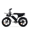 Retro Super73 Style Electric Bike 20" Fat Tire 500W Hub Motor Off-Road E-Bike with LED Headlight